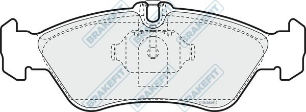 APEC BRAKING Bremžu uzliku kompl., Disku bremzes PD3113